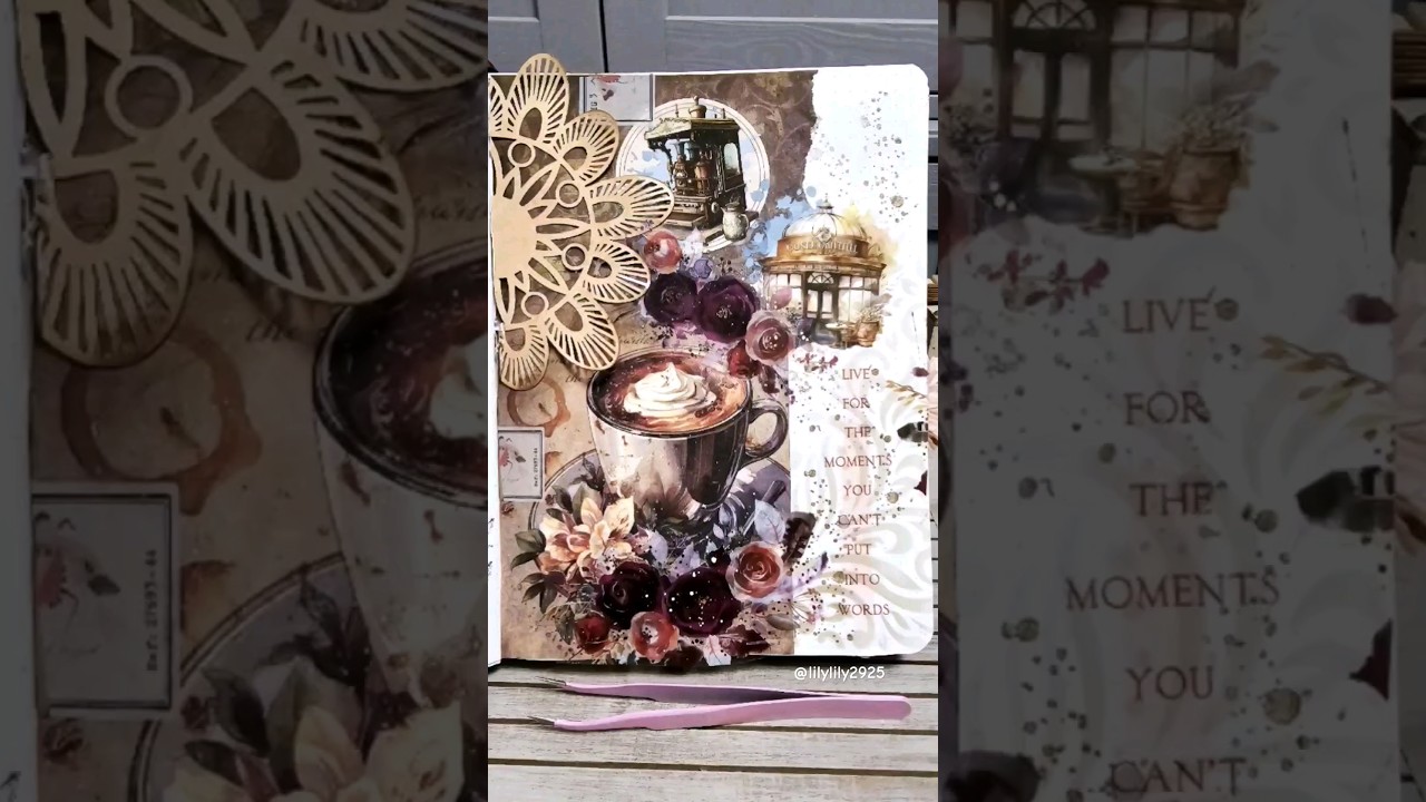 ASMR ☕ Scrapbooking 