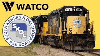 Unusual EMDs Leading Trains on Watco’s Kansas Shortlines!