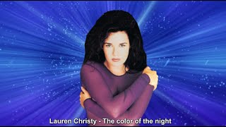 Lauren Christy - The color of the night (sub.Ro.)