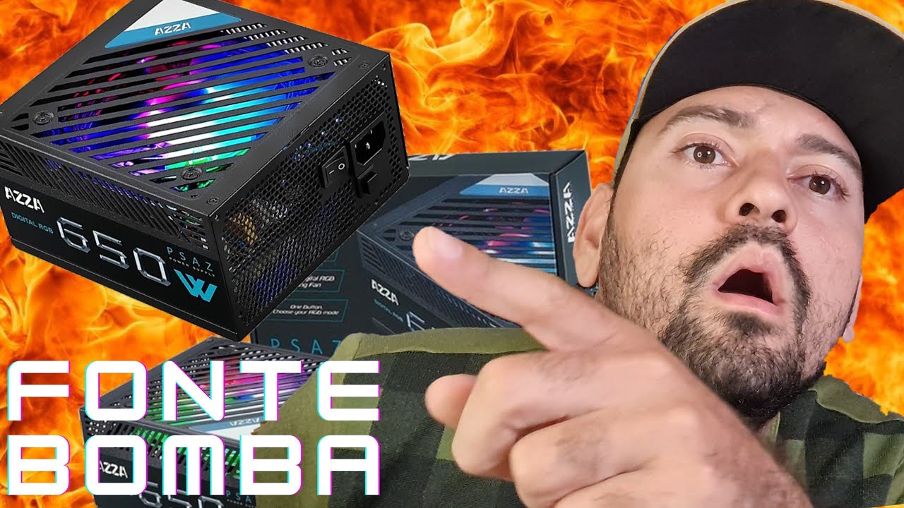 FONTE AZZA RGB 650w 80 Plus Bronze VALE A PENA ?
