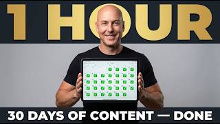How I Create 30 Days of Seller Content in Under One Hour (Using AI)
