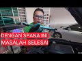 Sendiri jadi Makenik Turar Alat Ganti Kereta, Kota Samarahan Sarawak