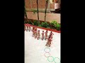 Rythm & Clap fun hoop activity ll Saraswatha Acdemy High School ll