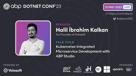 Kubernetes Integrated Microservice Development with ABP Studio | ABP .NET Conference 2023