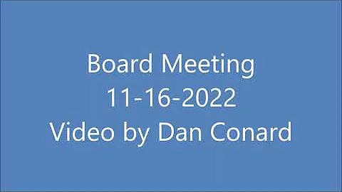 Runnemede Board of Education Meeting 11 16 2022
