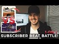 SUBSCRIBER BEAT BATTLE!! Reacting to my Subscribers Beats - Kyle Beats