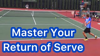 Tennis Return of Serve Technique (How To Break Serve More Often)