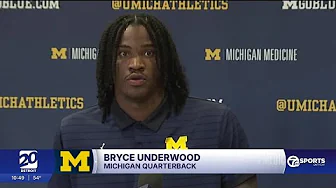 Michigan QB Bryce Underwood handles 'blessed stress' with Hall of Fame goal in mind