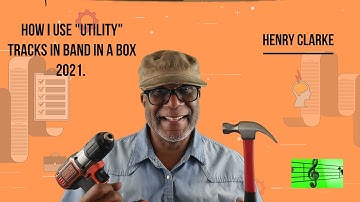 How I use "UTILITY TRACKS" in BIAB 2021 Tutorial