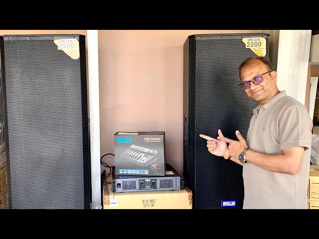 Ahuja Powerful 2 Top DJ Setup | SPX-1310 Speaker & XDA-3002 Class