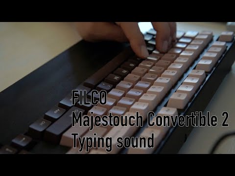 Mac外付けキーボード　タイプ音比較　FILCO Majestouch Convertible 2