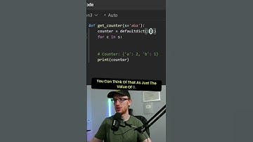 Python Counter / Defaultdict / Dictionary