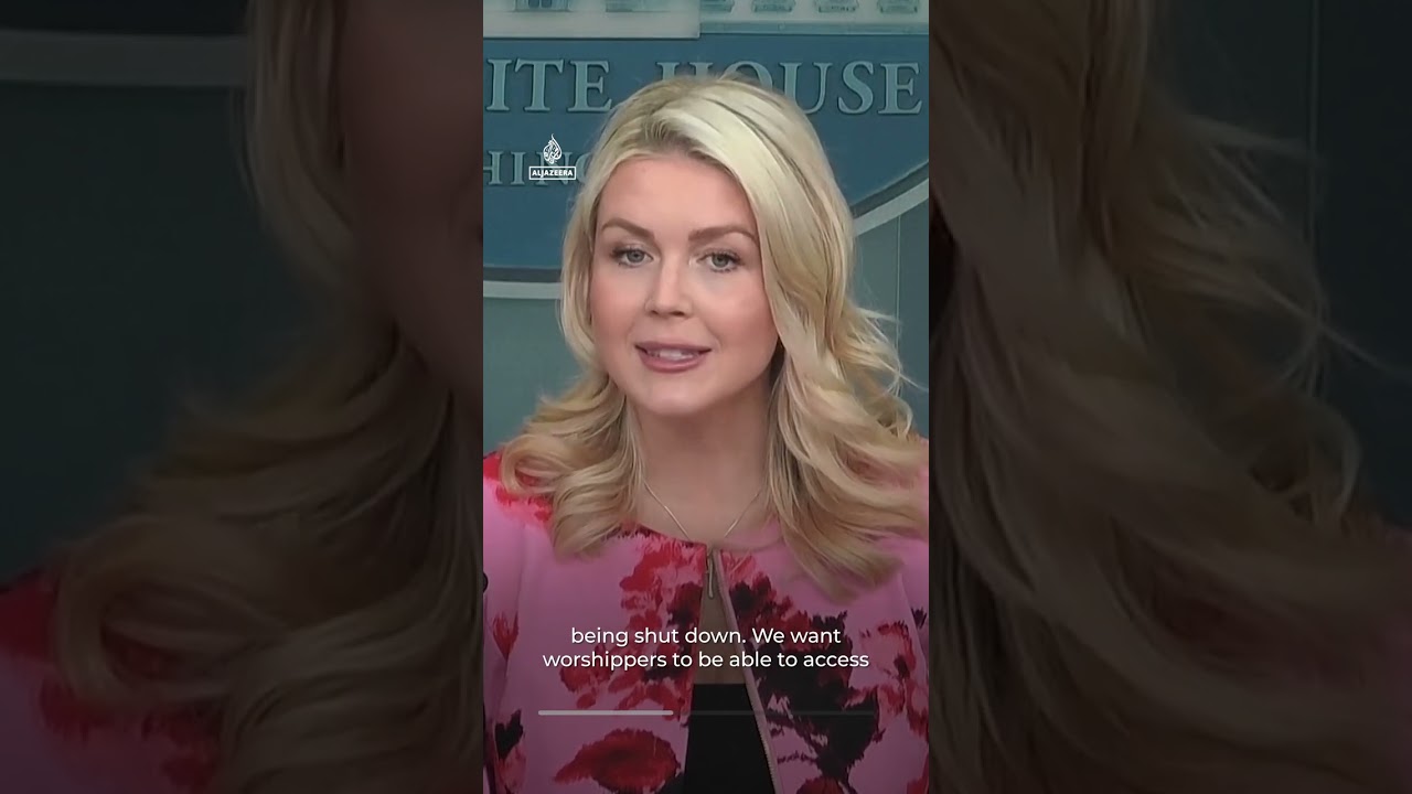 الولايات المتحدة تُعرب عن قلقها إزاء إغلاق إسرائيل للأماكن المقدسة في القدس | AJ #shorts