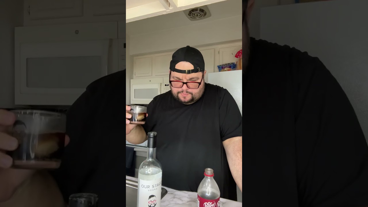 Dr.Pepper with Our Stage Vodka is delicious 🤤 