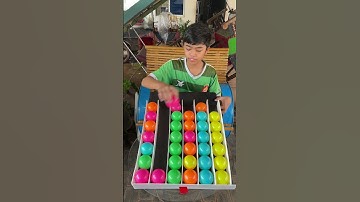 puzzle sort ball game challenge at beautiful place #puzzle#sort #ball #colors #matchballs #challenge