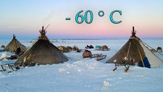 How Russia Far North Nomads live in -60°? Russia nowadays life.