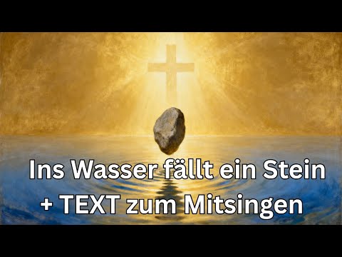 Ins Wasser fällt ein Stein Tauflied Piano 🙏 Christliches Lied + Text zum Mitsingen (Cover)