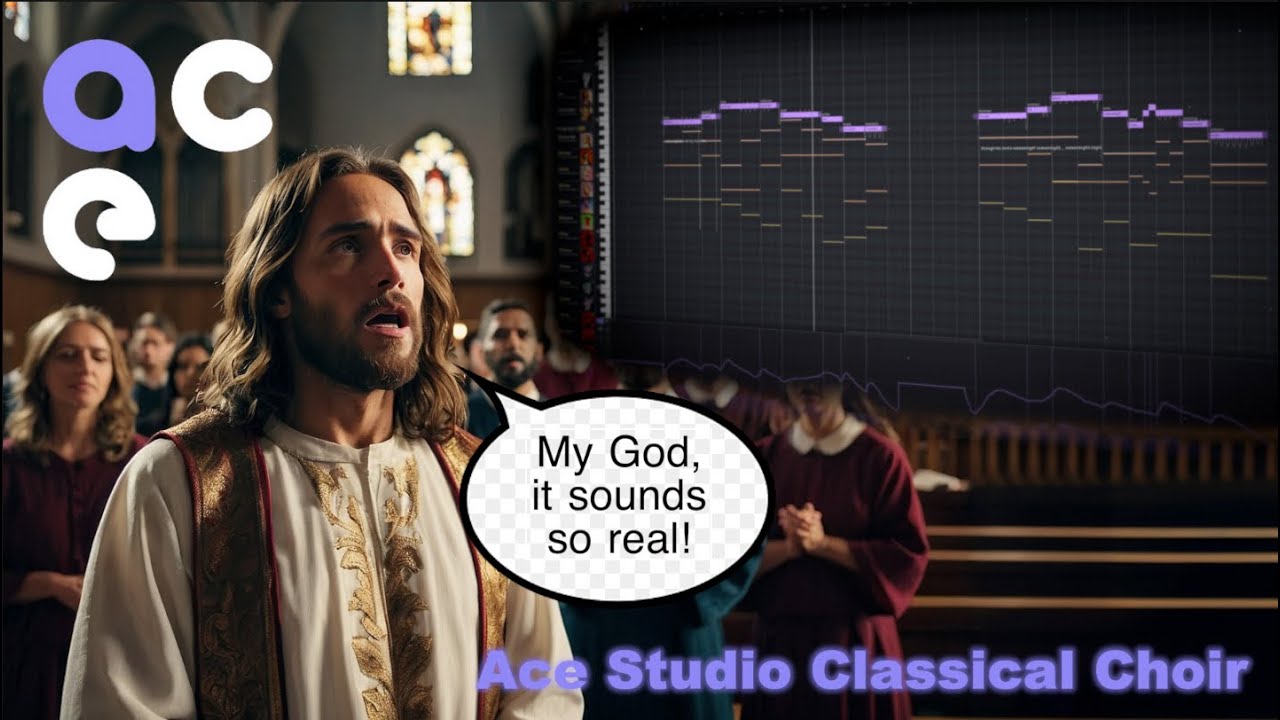 Ace Studio Choir Sings Jesus Joy of Man's Desiring by Bach (100% virtual instruments)