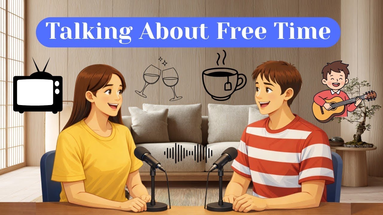 Talking About Free Time / Free Time English Conversation / Free Time for Beginners 