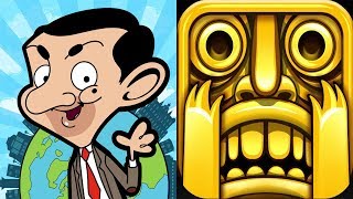 Mr Bean Around the World vs Temple run 1 || Android iPad iOS Gameplay HD IP PLAYGAME screenshot 4