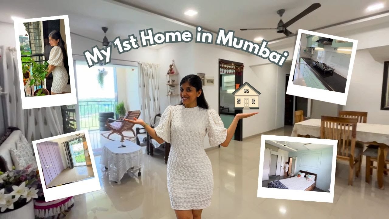 My Dream Home in Mumbai | Home Tour | 2 BHK Flat | Low budget DIY interior design ideas