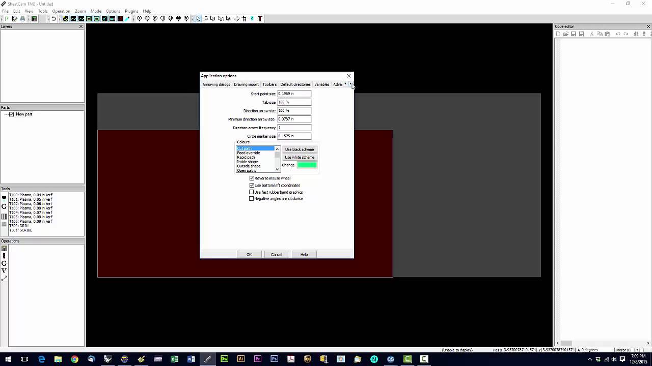 how to not cut a portion of a part in sheetcam