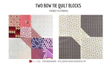 Two bow ties video tutorial