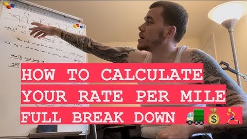 How To Calculate Your Rate Per Mile | Full Breakdown | Box Truck Ant