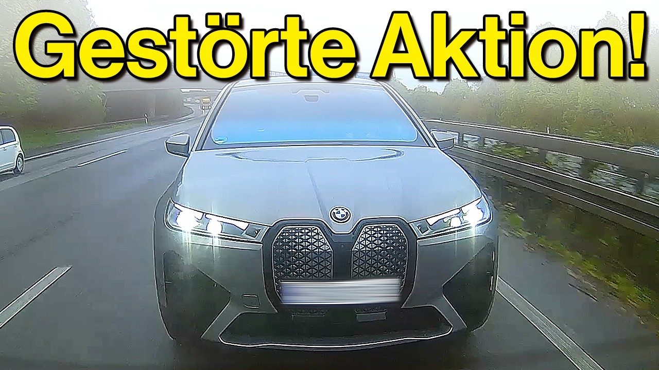 Irre Nötigung, von Polizei angehalten und Rechtsüberholen | Dashcam Deutschland #168 | #germany