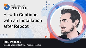 How to continue with an installation after reboot