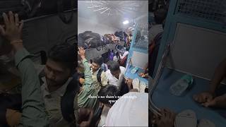 CRAZY 2$ TRAIN IN INDIA 😱🇮🇳 #ishaqpatterson #india #viral #shorts #sleepertrain