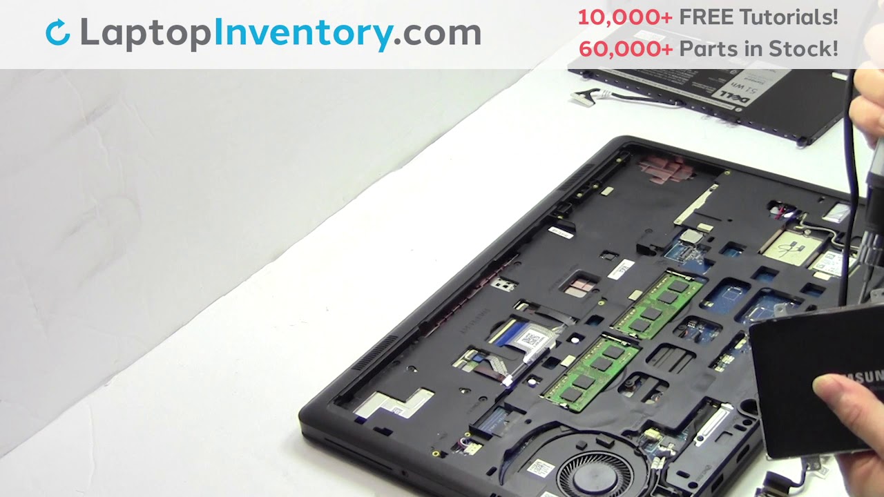 How to replace Laptop Hard Drive Dell Latitude 15, Precision 15 17. Fix