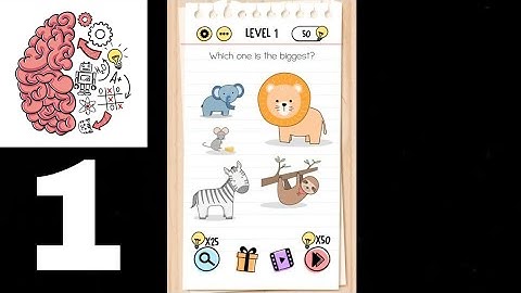 Brain Test:Tricky Puzzles - Gameplay Walkthrough Part 1 - Level 1-50 - (Android,iOS)