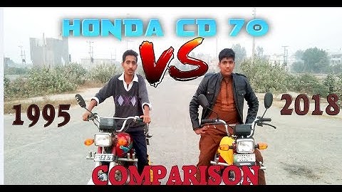 HONDA CD 70 OLD 1995 VS NEW FULL COMPARISON  AND REVIEW
