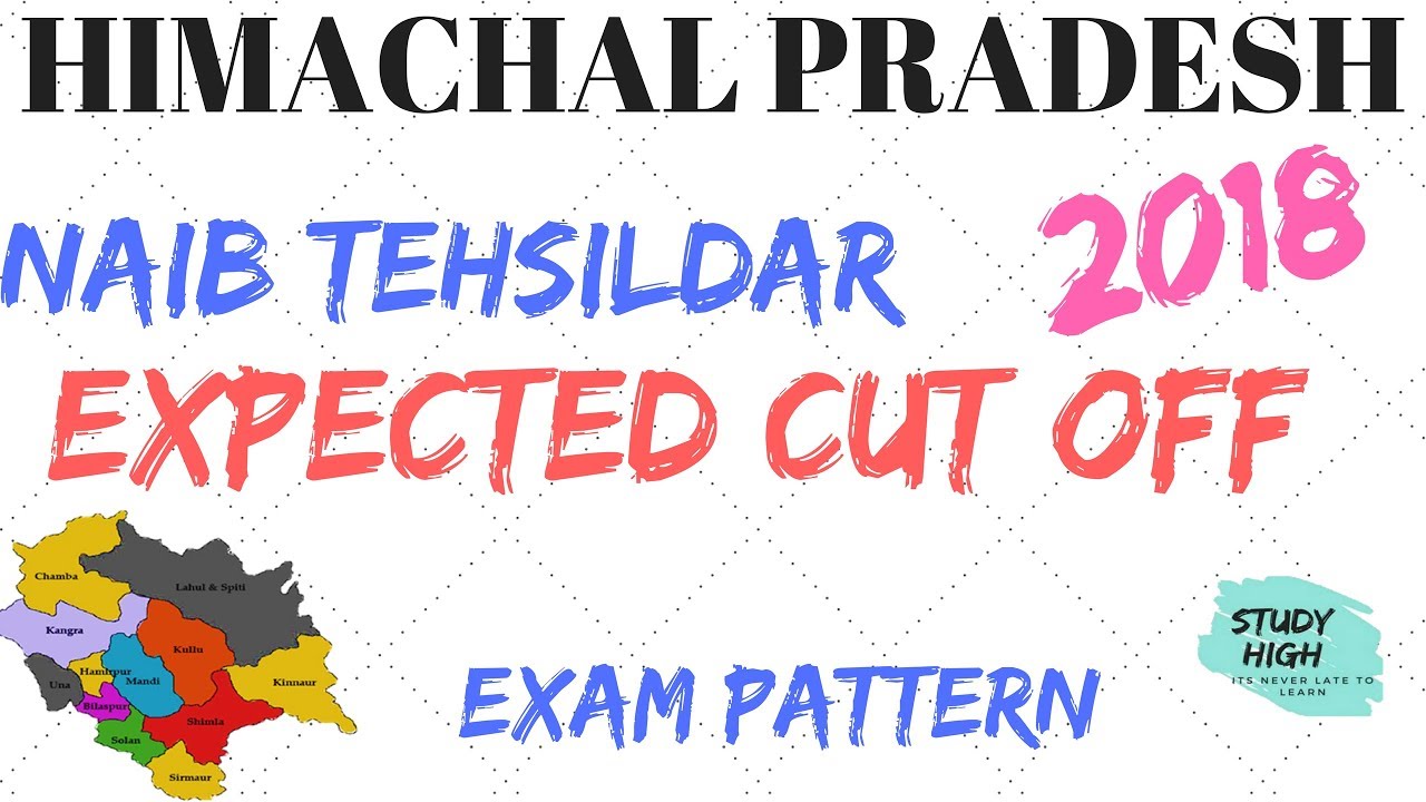 Expected Naib Tehsildar Cut oFF 2018 |Exam Pattren|HPSSC