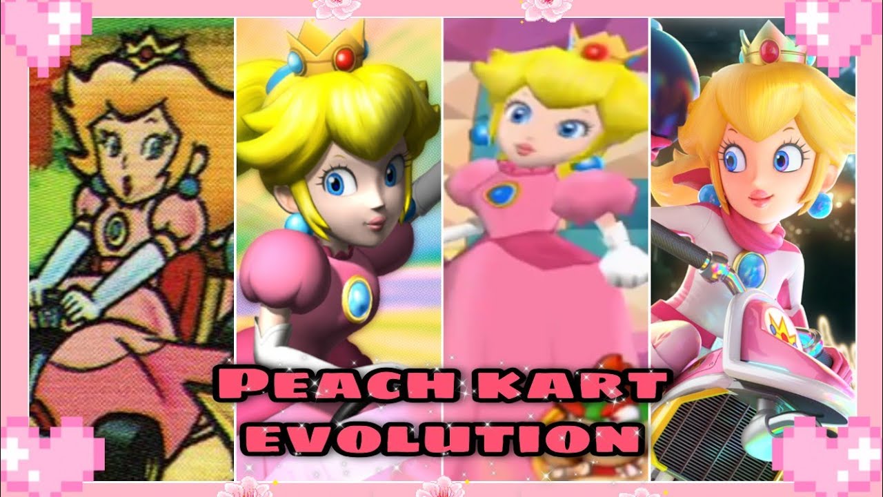 Mario Kart - Princess Peach evolution (1992 - 2019) - YouTube.