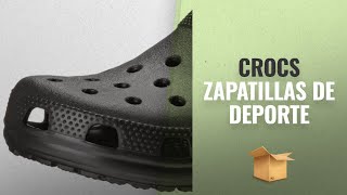 Crocs 2018 Mejores Ventas: Crocs Unisex Classic Clog, Black, 10 US Men / 12 US Women