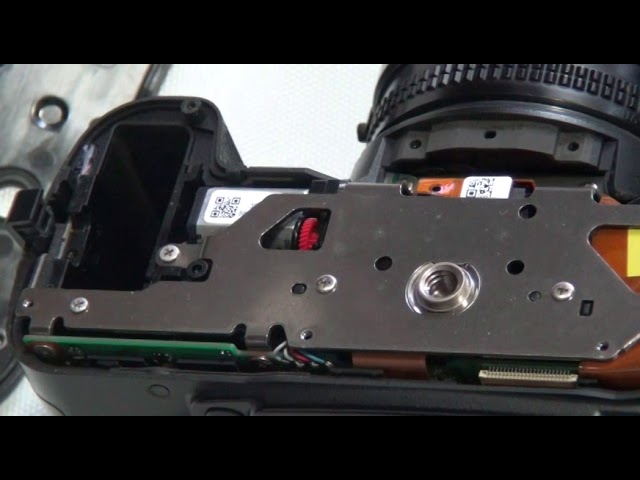 NIKON D40 シャッターエラー修理 - YouTube