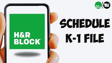 How to Schedule K-1 File on H&R Block (2025)
