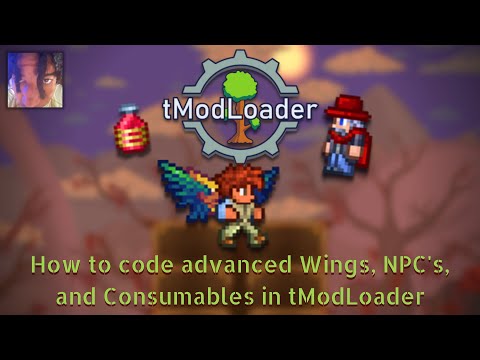 How to code Advanced Wings, NPC's, and Consumables in tModLoader 1.4 [Terraria]