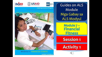 Video 135 -  ALS Module 7 - Financial Fitness   Activity 1: Guides, Translation & Answer Keys