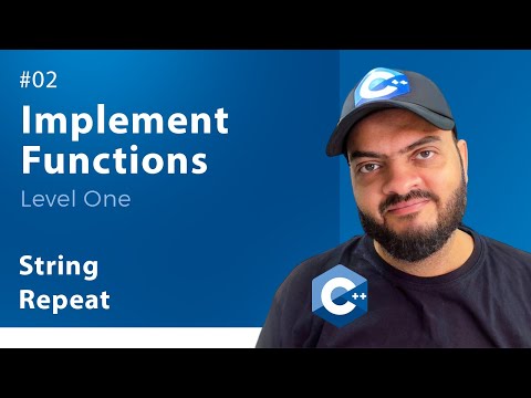 [Arabic] Implement Functions With C++ #02 - String Repeat