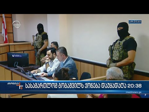 სასამართლომ გოგაშვილს ქონება დაუყადაღა