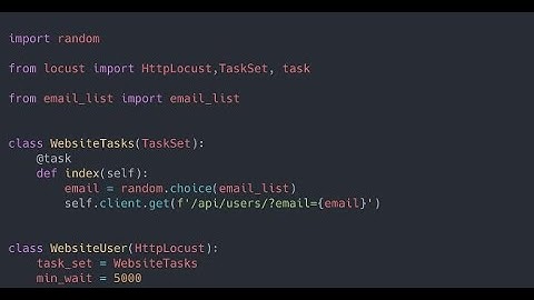 Locust performance testing tool- parameters passing between tasks