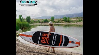 картинка: Лучшая надувная SUP-доска  FunWater с Алиэкспресс / Крутой Sup board из Китая