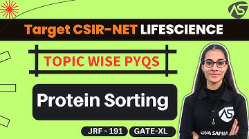 Protein Sorting/Targetting PYQS | CSIR-NET LIFESCIENCE