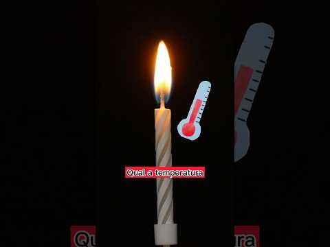 TEMPERATURA do FOGO! 🔥 #curiosidades #experimento #desafio #ciencia #fogo