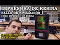 Reparar Impresora 3D de Resina Anycubic Photon. Fallo de Nivelación  Solucionado. Cómo Imprimir. 322