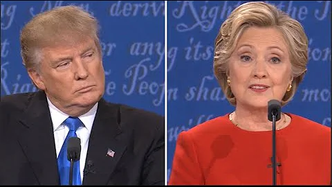 Gloves come off early during Trump and Clinton debate
