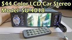 $40 Color 4.1" LCD Bluetooth MP3 MP4 Car Stereo Model SU-4018 - Gearbest 
